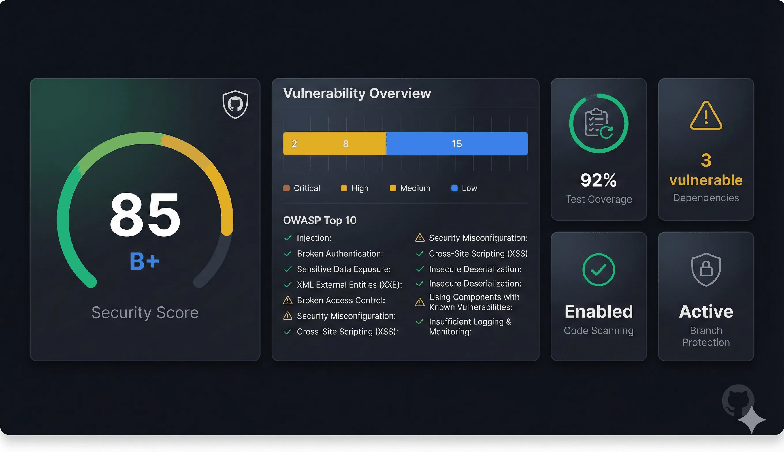 GitHub Security Dashboard
